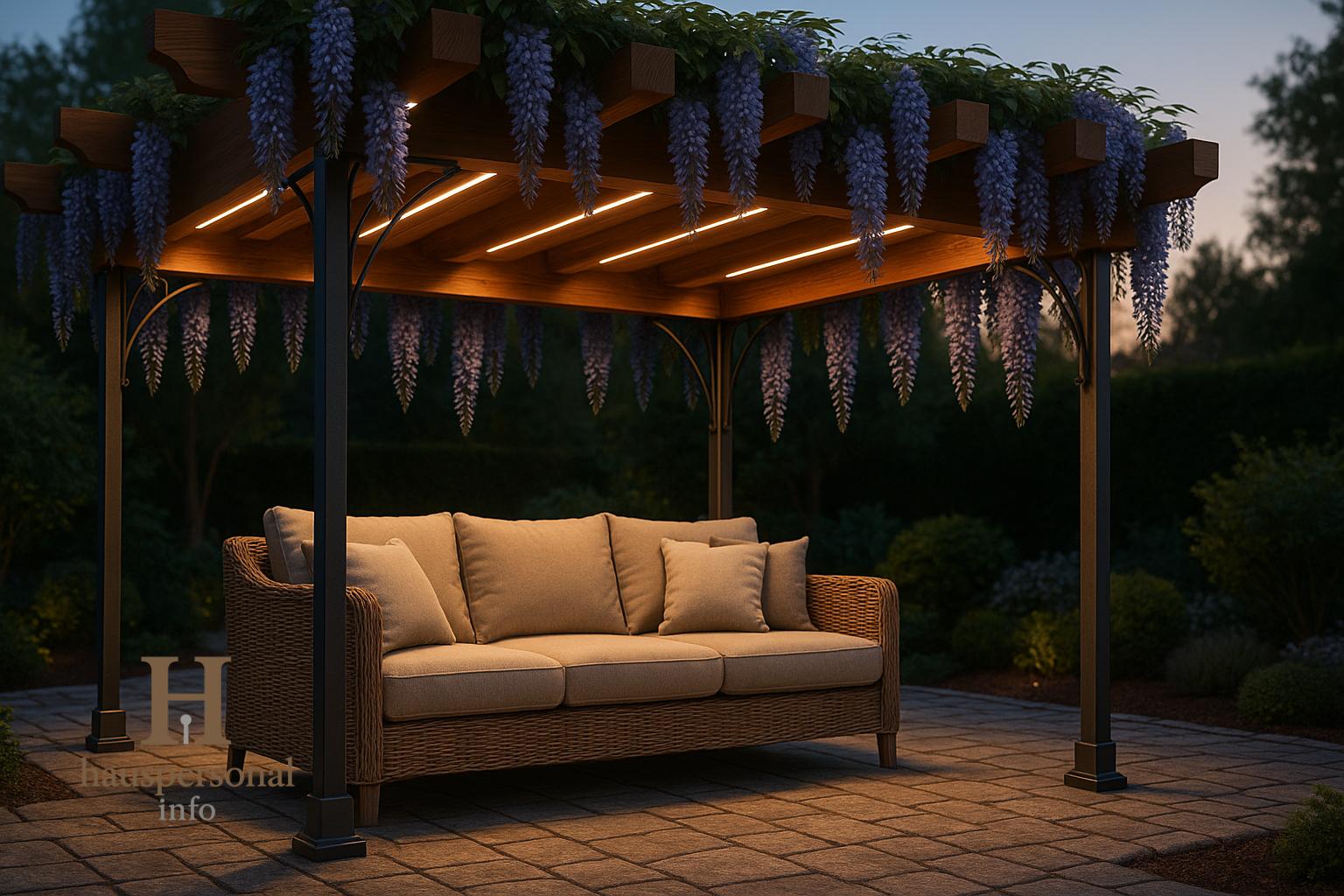 Pergola - Pergola: Struktur trifft Natur – Stilvoller Gartenraum
